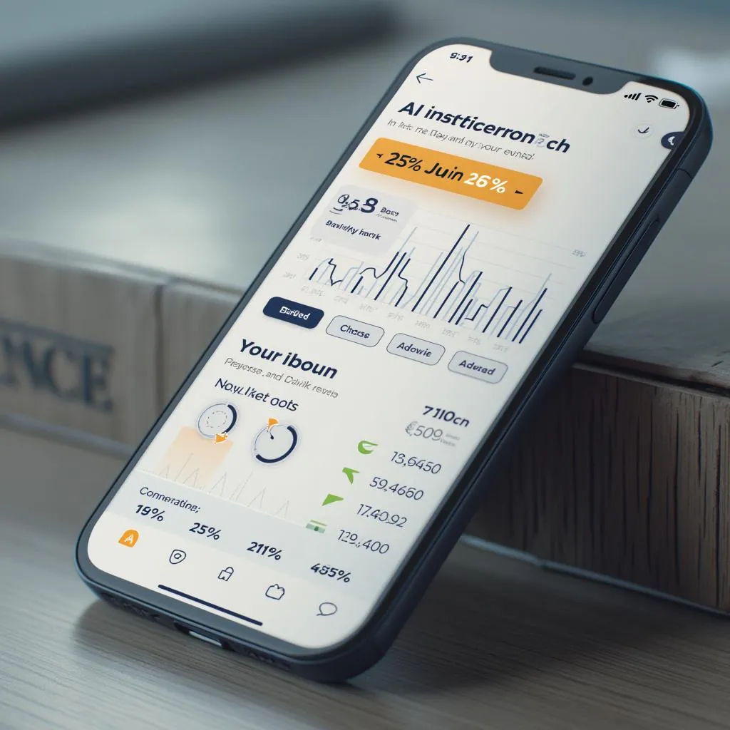 Interface utilisateur de l'application IA